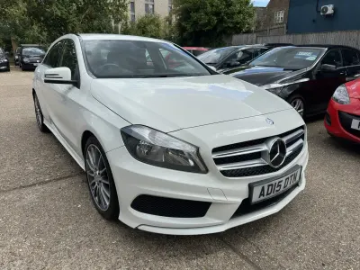 Used Mercedes A200 AMG 134 HP (98 kW) 2015 White Hatchback