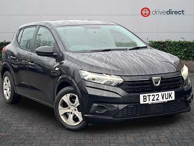 Used Dacia Sandero Essentiel 67 HP (49 kW) 2022 Black Hatchback