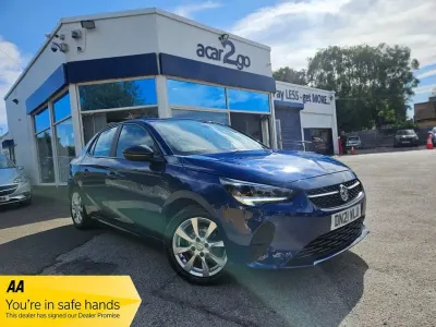 Used Vauxhall Corsa 75 HP (55 kW) 2021 Blue Hatchback
