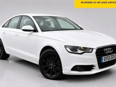 Used Audi A6 2013 White Sedan