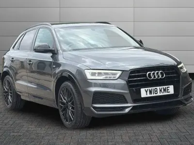 Used Audi Q3 Black Edition 150 HP (110 kW) 2018 Grey SUV