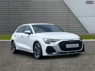 Used Audi A3 S-Line 113 HP (83 kW) 2025 White Hatchback