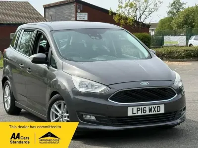 Usado Ford Grand C-Max Zetec 120 HP (88 kW) 2016 Cinzento Monovolume