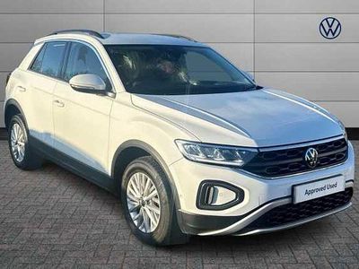 White Used 2022 VW T-Roc Life SUV | £16,650 (Fair price)