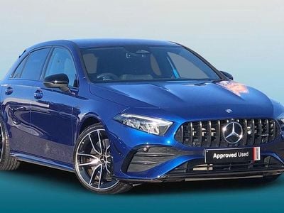 Blue Used 2024 Mercedes A35 AMG Edition Hatchback | £33,495 (Fair price)