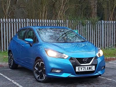 Blue Used 2021 Nissan Micra Acenta Hatchback | £9,998 (Fair price)
