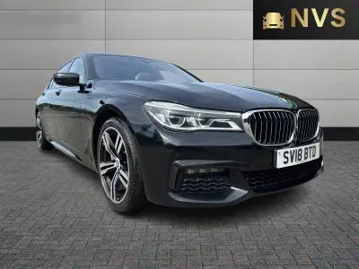 Used BMW 740L M Sport 320 HP (235 kW) 2018 Black Sedan