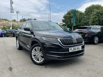 Used Skoda Kodiaq SE L 110 HP (80 kW) 2019 Black magic pearlescent SUV