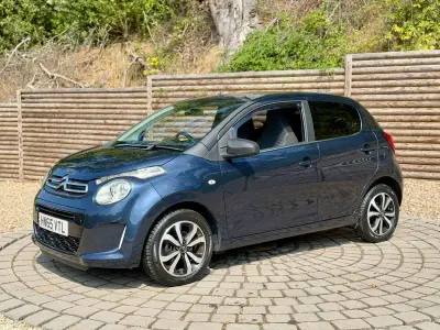 Used Citroën C1 Flair 68 HP (50 kW) 2015 Blue Hatchback