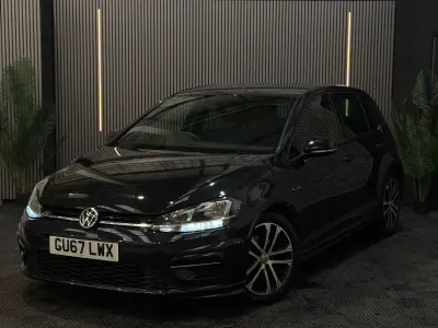 Used VW Golf VII R-line 2017 Black Hatchback