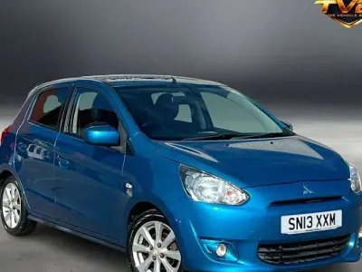 Used Mitsubishi Mirage 80 HP (58 kW) 2013 Blue Hatchback