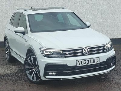 Used VW Tiguan R-line 150 HP (110 kW) 2020 White SUV