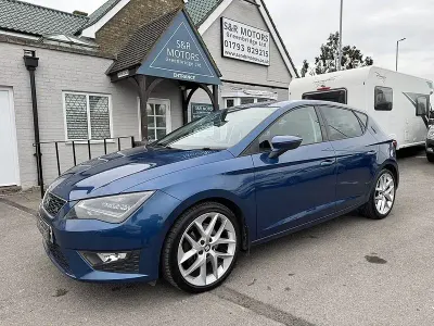 Used Seat Leon FR 150 HP (110 kW) 2016 Blue Hatchback