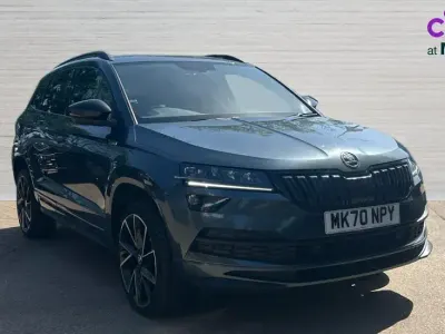 Used Skoda Karoq SportLine 150 HP (110 kW) 2020 Grey SUV
