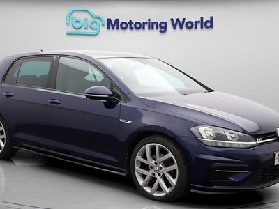 Blue Used 2019 VW Golf VII R-line Hatchback | £15,900 (Fair price)
