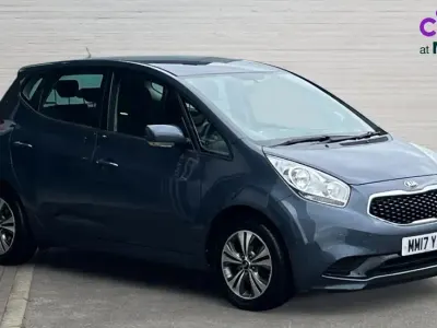 Used Kia Venga 89 HP (65 kW) 2017 Blue Hatchback