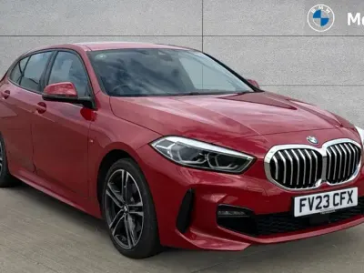 Used BMW 118 M Sport 136 HP (100 kW) 2023 Melbourne red metallic Hatchback