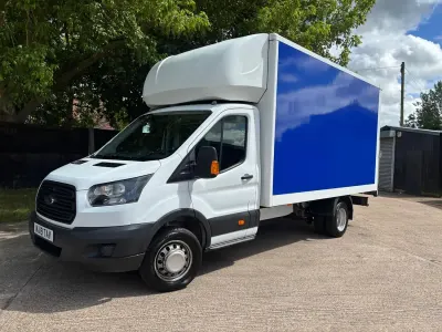 Used Ford Transit 130 HP (95 kW) 2019 White Cabriolet