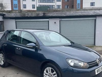 Used VW Golf VI SE 105 HP (77 kW) 2010 Blue Hatchback