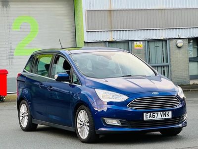 Used Ford Grand C-Max Titanium 120 HP (88 kW) 2017 Blue MPV