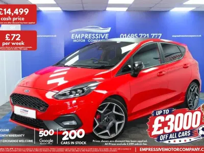 Used Ford Fiesta ST 200 HP (147 kW) 2019 Red Hatchback