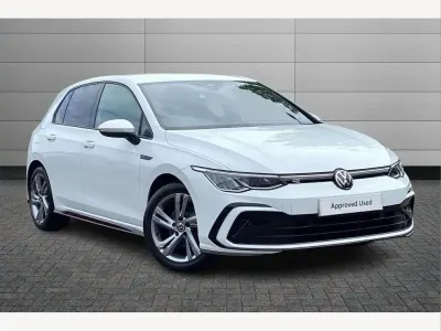 Used VW Golf VIII R-line 150 HP (110 kW) 2022 White Hatchback