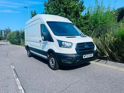 Used Ford Transit 130 HP (95 kW) 2022 White Van