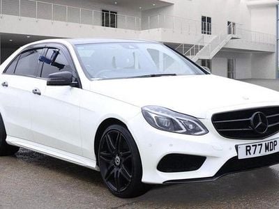 White Used 2016 Mercedes E220 AMG Sedan | £10,885 (Fair price)