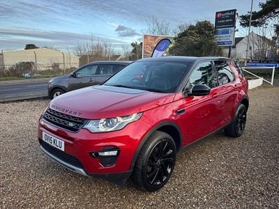 Red Used 2015 Land Rover Discovery Sport HSE Luxury SUV | £16,690 (A bit pricey)