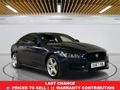 Used Jaguar XE R-Sport 240 HP (176 kW) 2017 Blue Sedan
