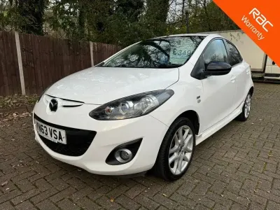 Used Mazda 2 Edition 82 HP (60 kW) 2013 White Hatchback