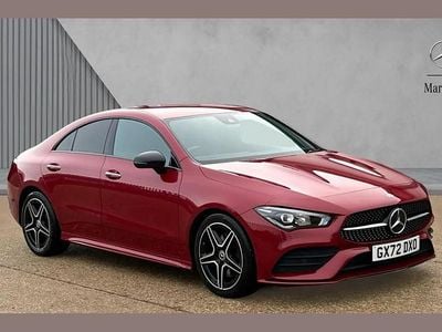Red Used 2022 Mercedes CLA200 AMG Line Premium Coupe | £21,495 (Fair price)