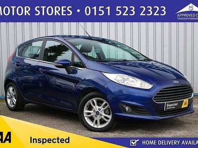 Used Ford Fiesta Zetec 100 HP (73 kW) 2014 Blue Hatchback