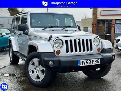 Silver Used 2009 Jeep Wrangler Sahara SUV | £12,995