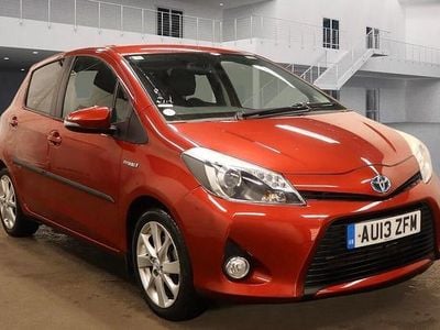 Red Used 2013 Toyota Yaris Hybrid Hatchback | £7,990 (Fair price)