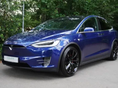 Used Tesla Model X Performance 573 kW (780 HP) 2020 Blue SUV