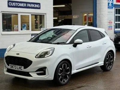 Gebraucht Ford Puma ST-Line X 125 PS (91 kW) 2023 Weiß SUV