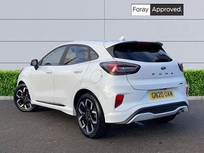 Used Ford Puma ST-Line X 123 HP (90 kW) 2020 Frozen white Coupe