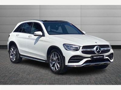 White Used 2022 Mercedes GLC300 AMG Line Premium SUV | £28,795 (A bit pricey)