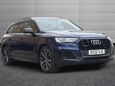 Used Audi Q7 Black Edition 340 HP (250 kW) 2022 Blue SUV
