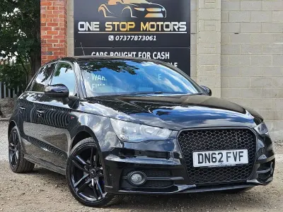 Used Audi A1 S-Line 105 HP (77 kW) 2012 Black Hatchback