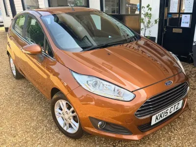 Used Ford Fiesta Zetec 2015 Brown Hatchback