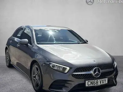 Used Mercedes A180 AMG line 116 HP (85 kW) 2018 Grey Hatchback