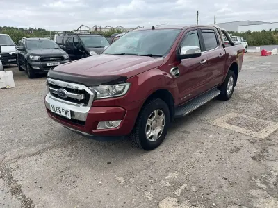 Used Ford Ranger Limited 200 HP (147 kW) 2017 Red Pickup