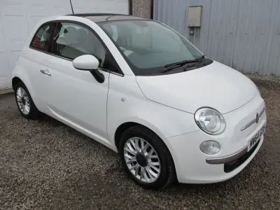 Używany Fiat 500 Lounge 69 KM (50 kW) 2015 Biały Hatchback