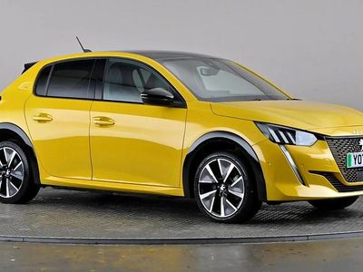Used Peugeot e-208 GTi 100 kW (136 HP) 2021 Yellow Hatchback