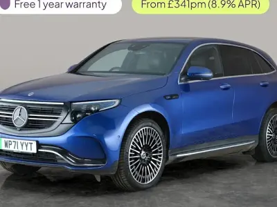 Used Mercedes EQC400 AMG Line Premium Plus 300 kW (408 HP) 2022 Blue SUV