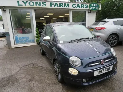 Used Fiat 500 Riva 69 HP (50 kW) 2017 Blue Hatchback