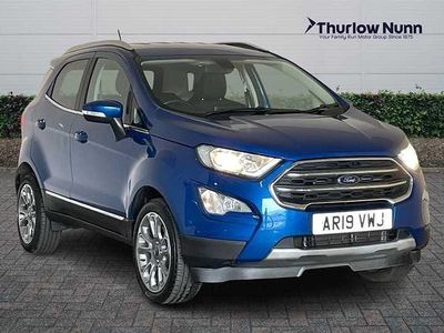 Used Ford Ecosport Titanium 125 HP (91 kW) 2019 Blue SUV