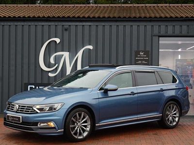 Used VW Passat R-line 190 HP (139 kW) 2017 Blue Estate